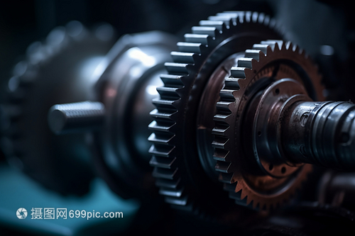 工廠轉(zhuǎn)動齒輪